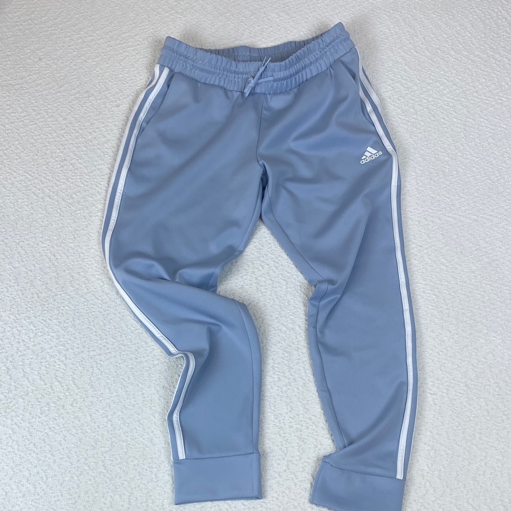 Adidas Women's Light Blue Joggers Track Pants
